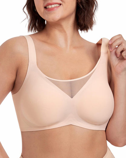 Seamless Wireless Minimizer Bra