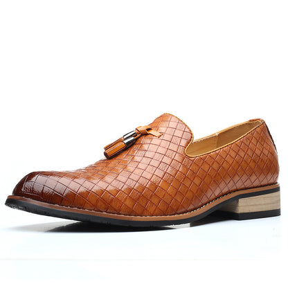 Carefully Selected Men's Versatile British-Style Black Professional Casual Leather Shoes, Soft-Soled Men's Shoes, Business Formal Work Shoes