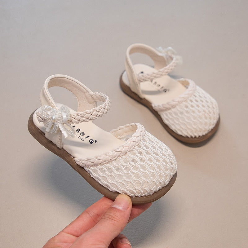 Kids Woven Mesh Sandals