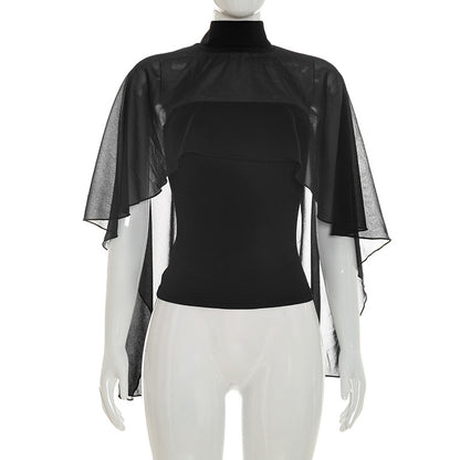 Shawl-style top