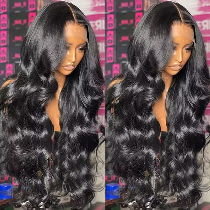Long Curly Wavy Synthetic Full Head Cover Lace Front Wig