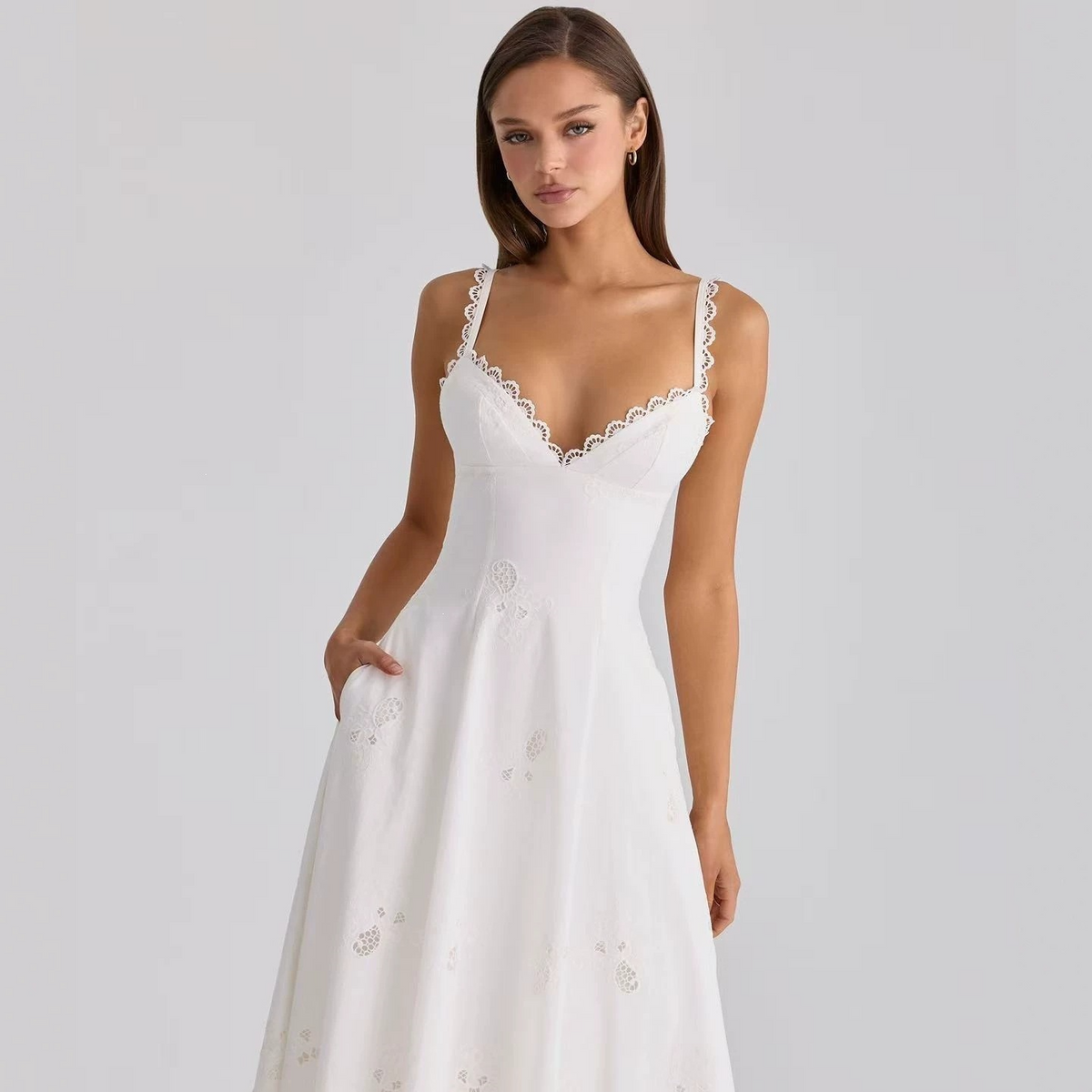 Women's embroidered dress