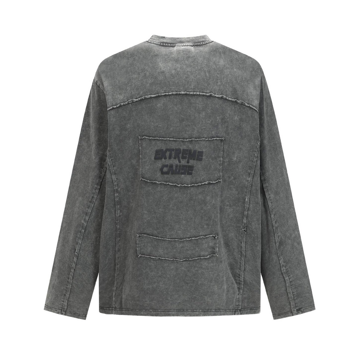 Wash and make old frayed hoodies with water