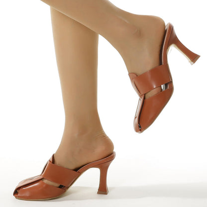 Women's Sandals Fashion Spring And Summer Casual Shoes Hollow High-Heeled Sandals Women Sandals Summer