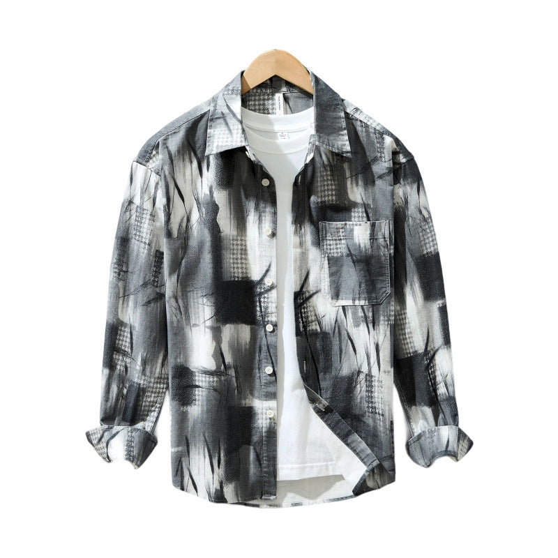 Long Sleeve  Printed Shirt top