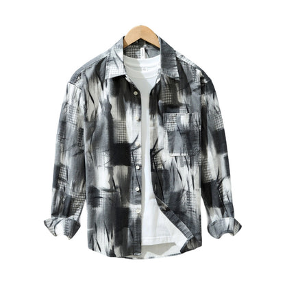 Long Sleeve  Printed Shirt top