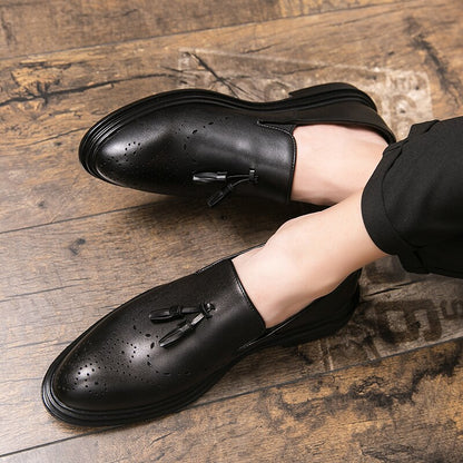 Echte leren heren brogues voor informele gelegenheden