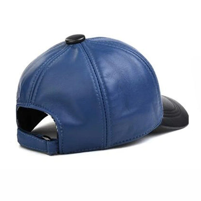 Spring/Winter Candy Color Real Leather Baseball Caps Sheepskin Men/Women Youth Duck Tongue Wamr Hats Pink/Red Hip Pop Bonnet Fem