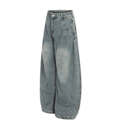 Distressed Loose Casual Pants Trendy Knife-Edge Jeans