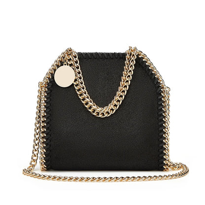 Luxe designer crossbodytas met ketting
