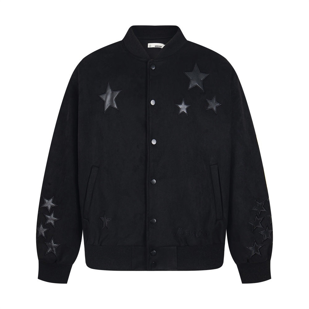 Baseballjacket met sterrenprint unisex