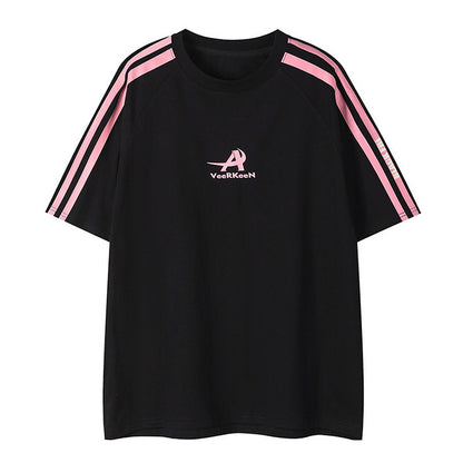 Short Sleeve T-Shirt Summer Design Sense Trendy Oversize Couple