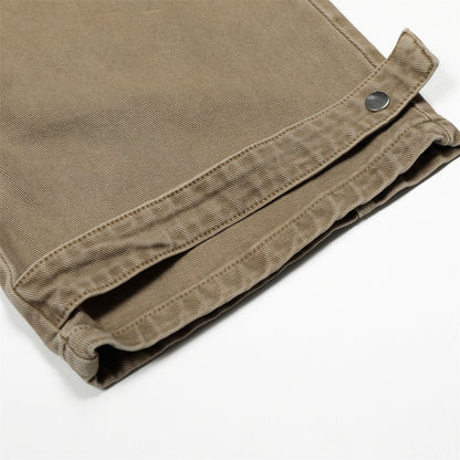 Losse broek met wijde pijpen