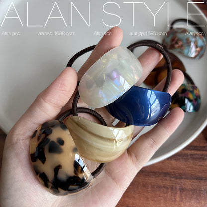 Ovale acetaat haarband