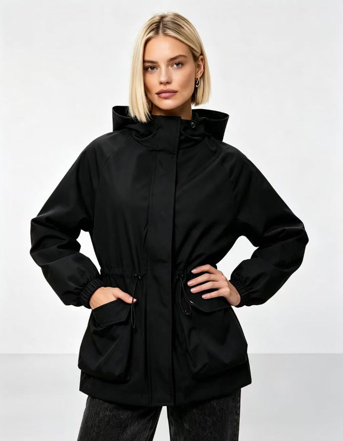 Womens Hooded Waterproof Outdoor Jacket
