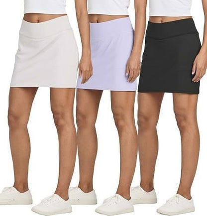 Sportieve 3-delige mini-skort set