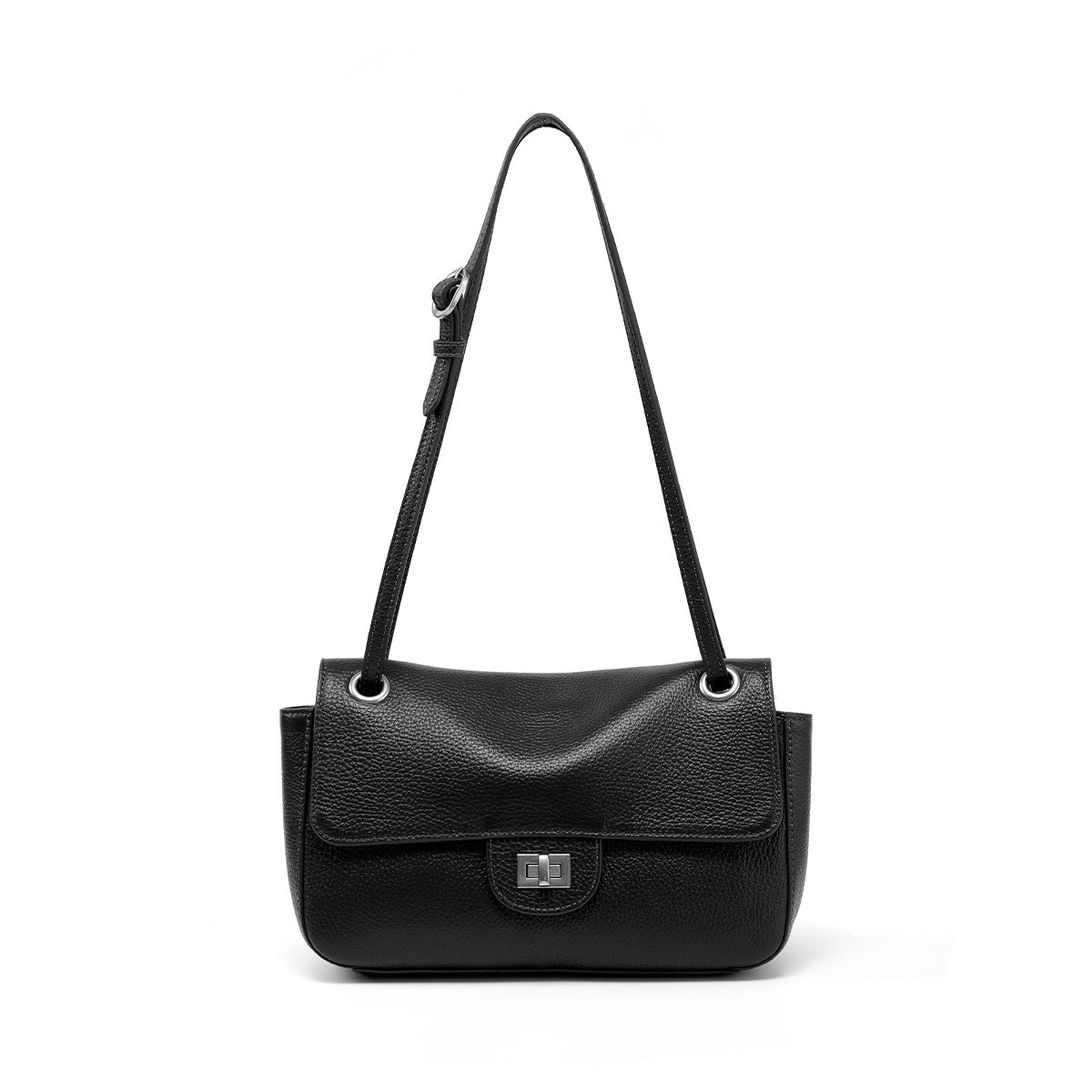 Top Grain Cowhide Leather Messenger Crossbody Shoulder Bag