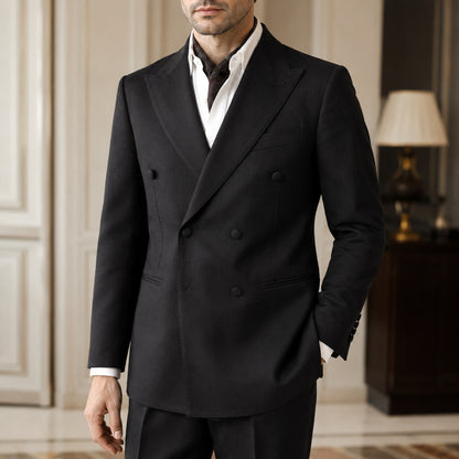 Mens Double Breasted Suit