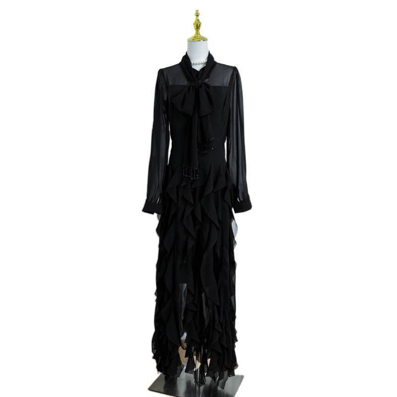 Fringed Elegant Fishtail Skirt