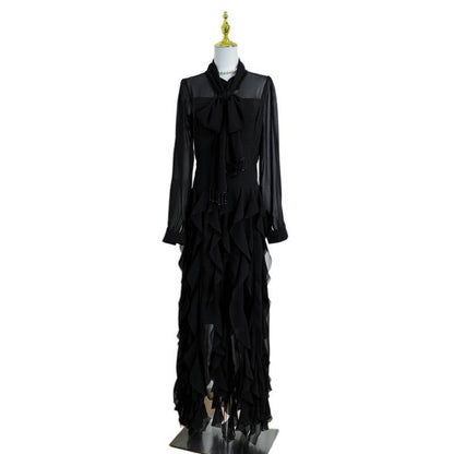 Fringed Elegant Fishtail Skirt