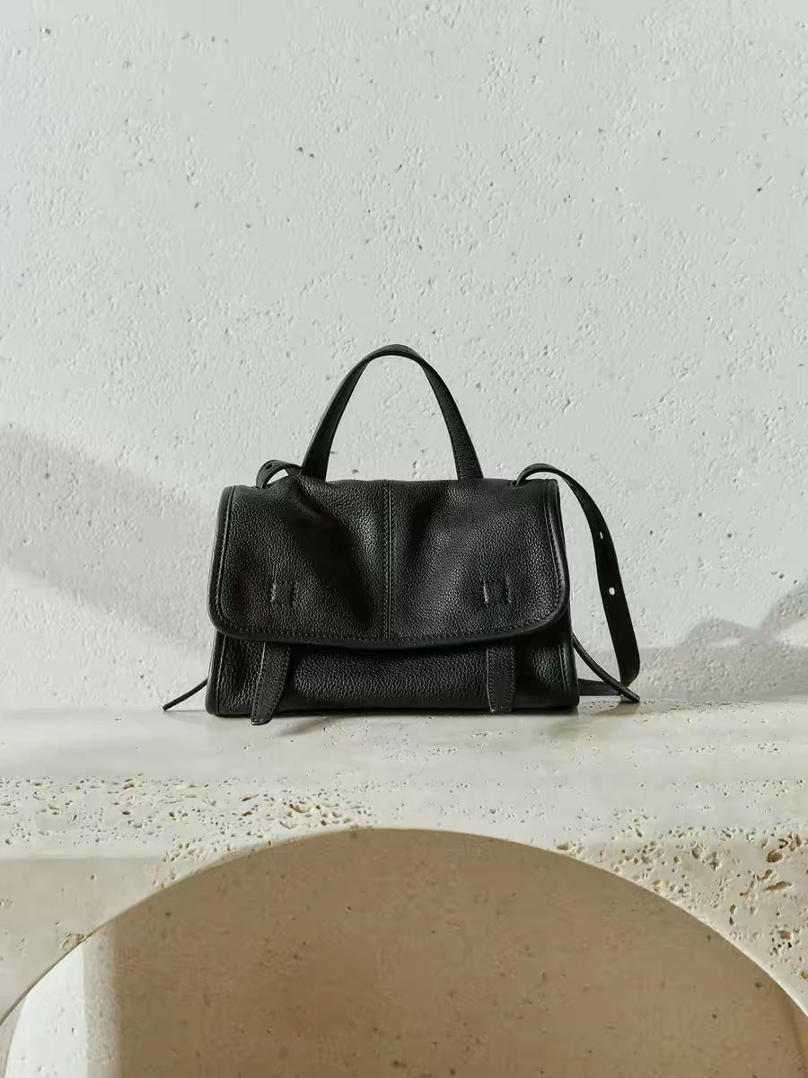 Vintage Genuine Leather Crossbody Bag