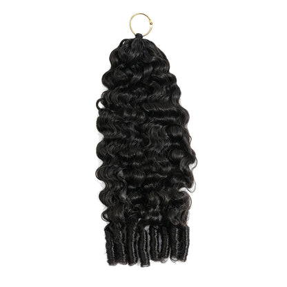 Feather-style human hair wig