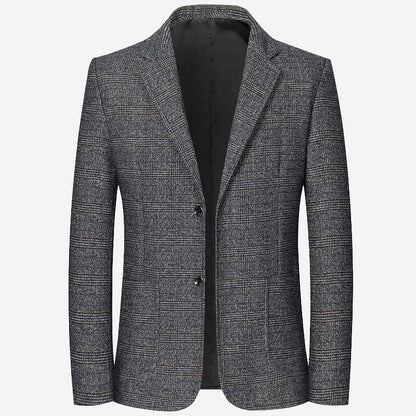 Plaid suit jacket