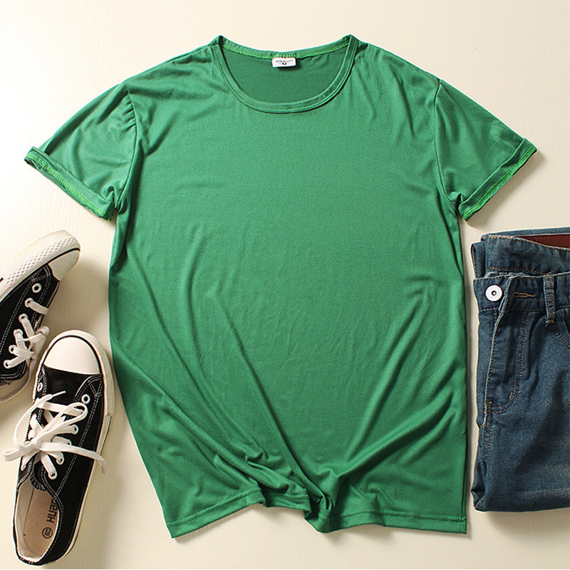 Loose Fit Round Neck Short Sleeve T-Shirt