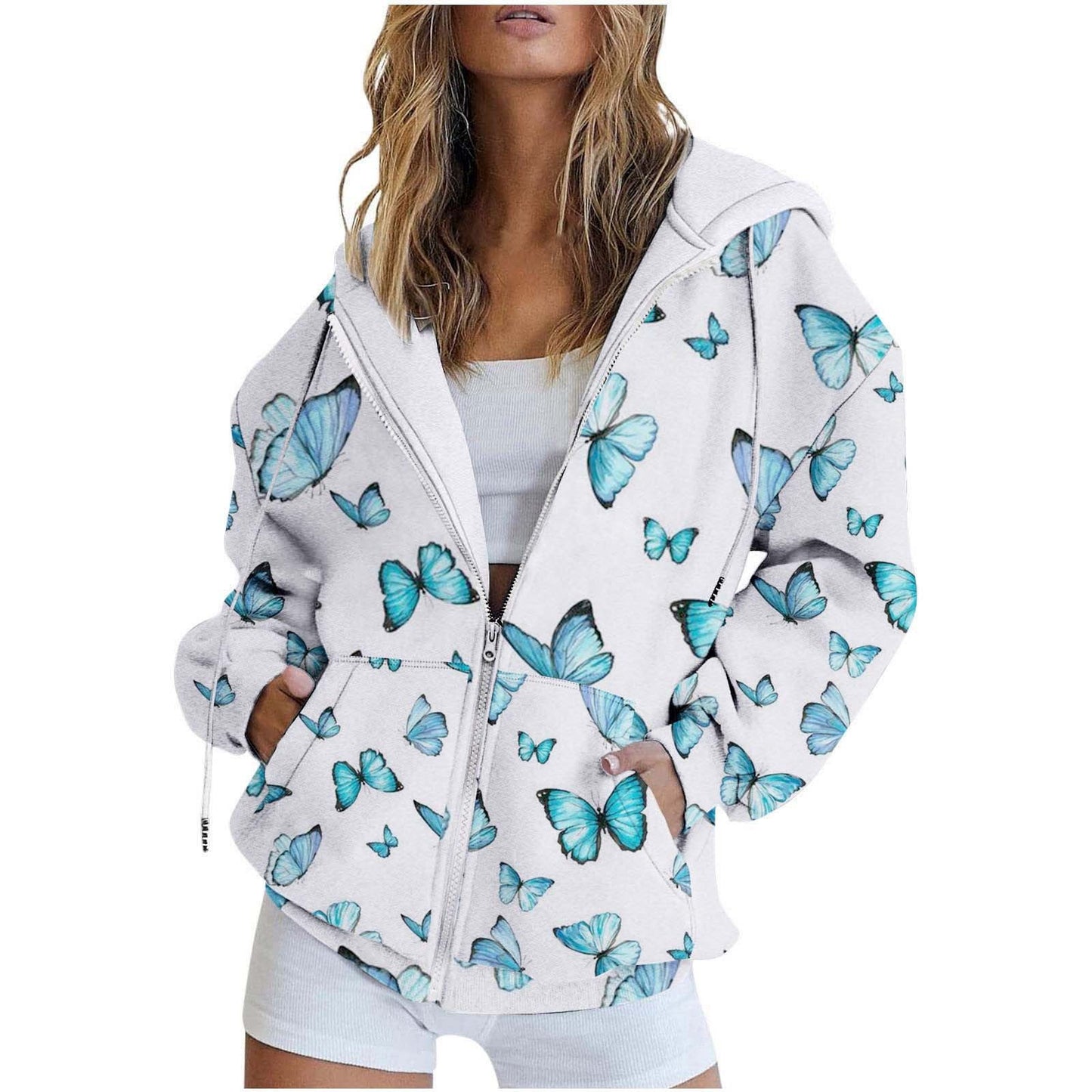 Digitaal bedrukte Urban Casual Sweatvest