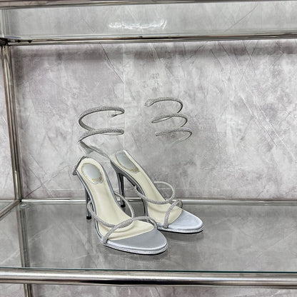 Rhinestone high heels