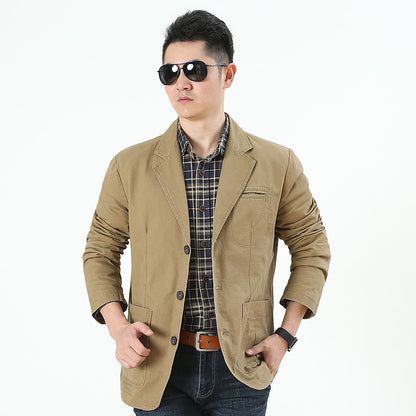 Mens Casual Denim Suit