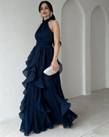 French Elegant Layered Cake Dress