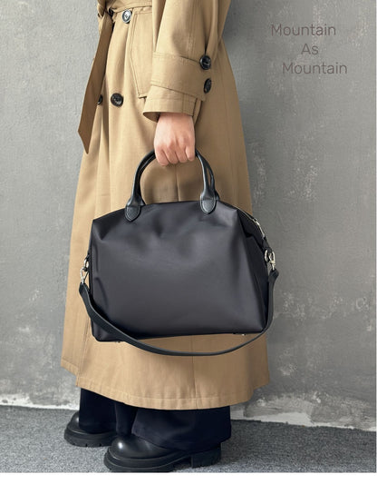 Nylon Cowhide Travel Bag Lightweight Waterproof