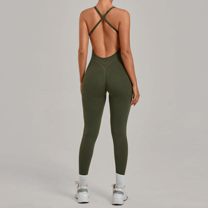 Seamless Yoga Fitness Jumpsuit