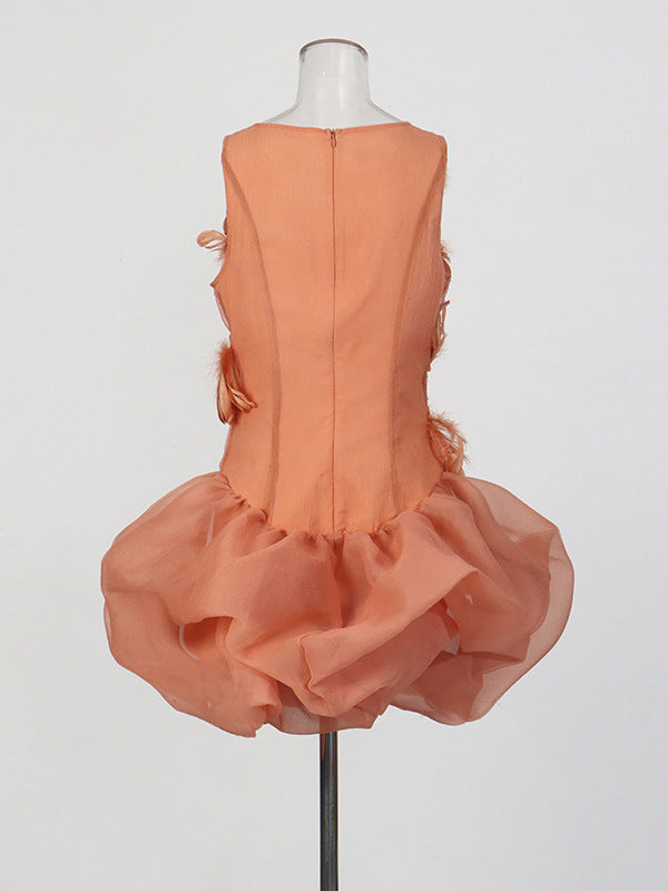 Women Sweet Floral Slim Fit Short Summer Dress