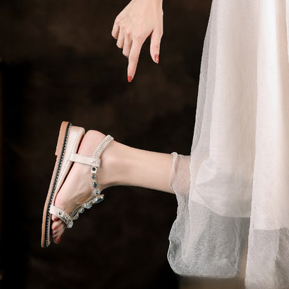 Women's Sandals with T-Strap