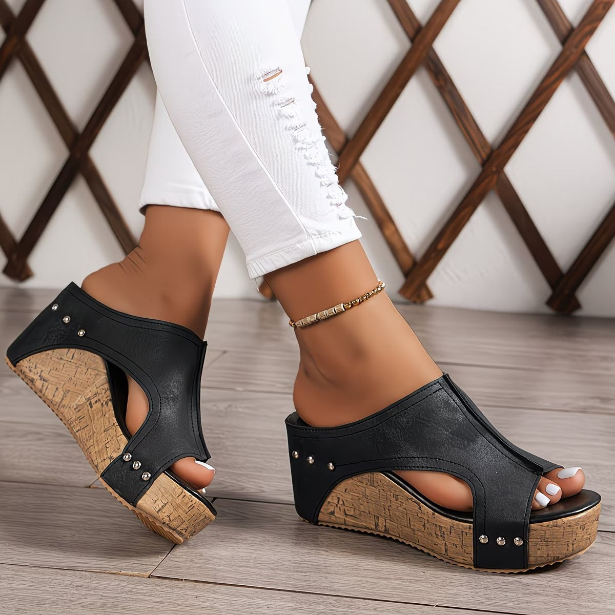 Womens Fish Mouth Platform High Heels