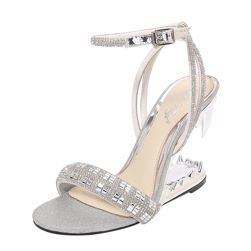 Fashion Rhinestone High Heel Sandals