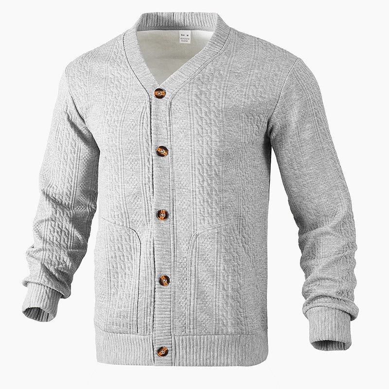 V-Neck Cardigan Jacket