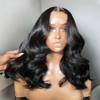 Lace Front Synthetic Wig with Curly Waves