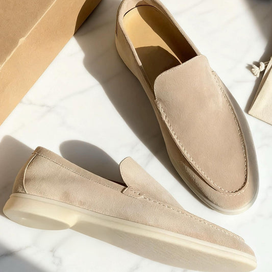 Classic Vintage Mens Loafers Flat Casual Shoes