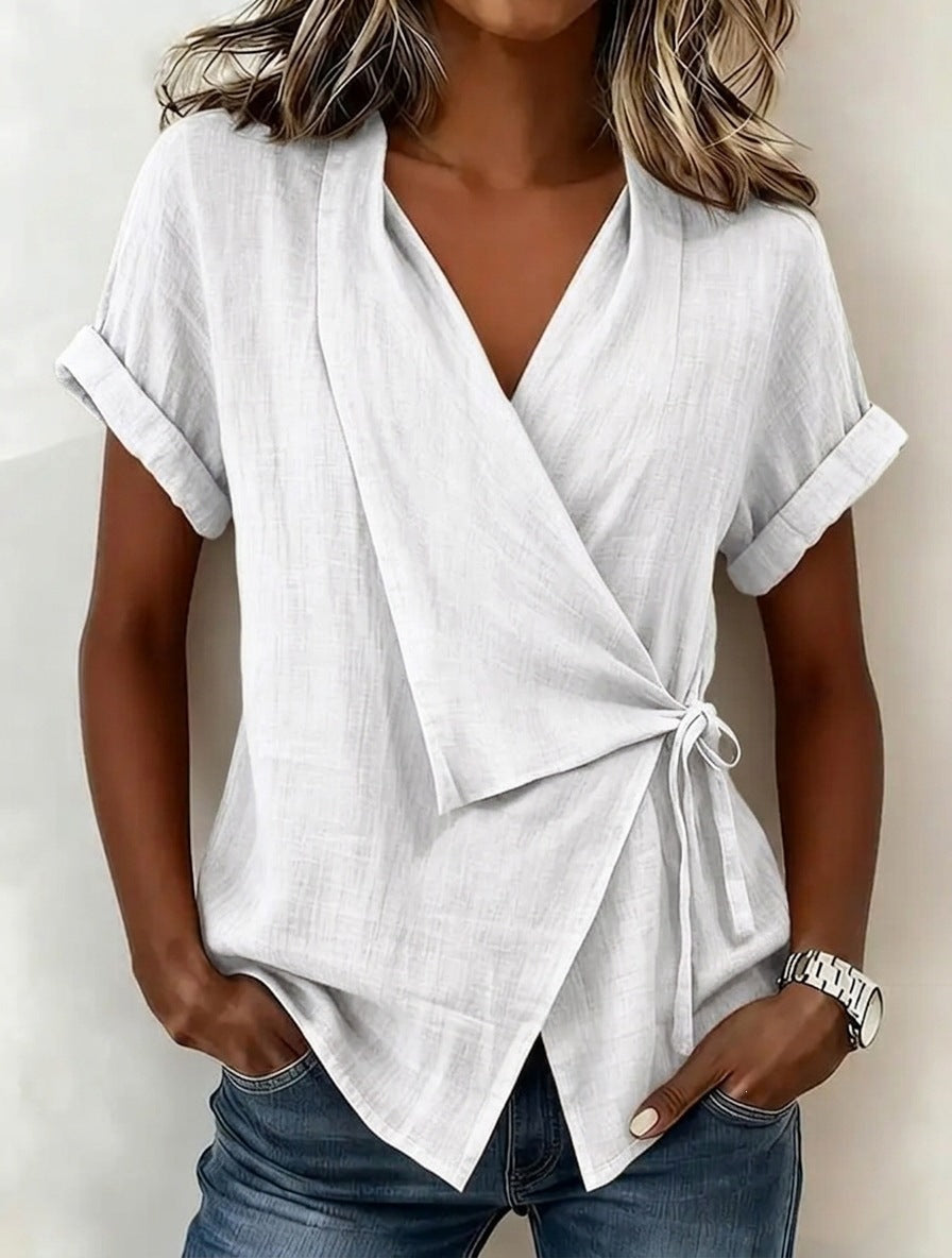 Loose-fitting short-sleeve T-shirt