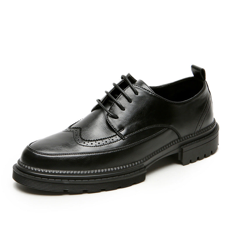 Men's leather shoes for summer