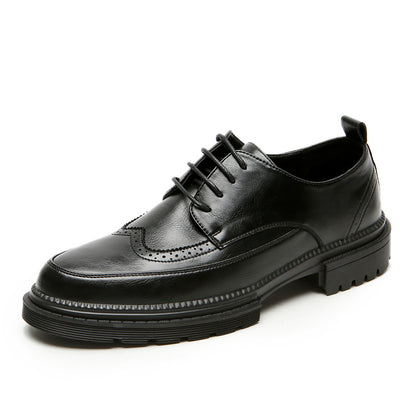 Men's leather shoes for summer