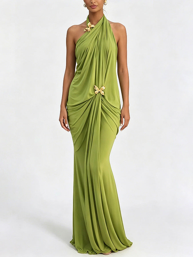 Off-Shoulder Butterfly Bodycon Dress