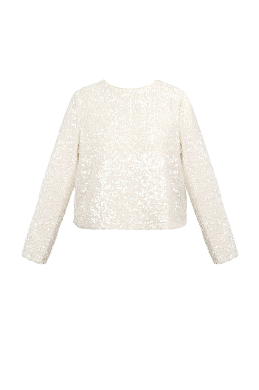 Feesttop met pailletten