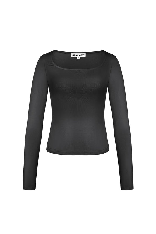 Everyday fit longsleeve lage hals