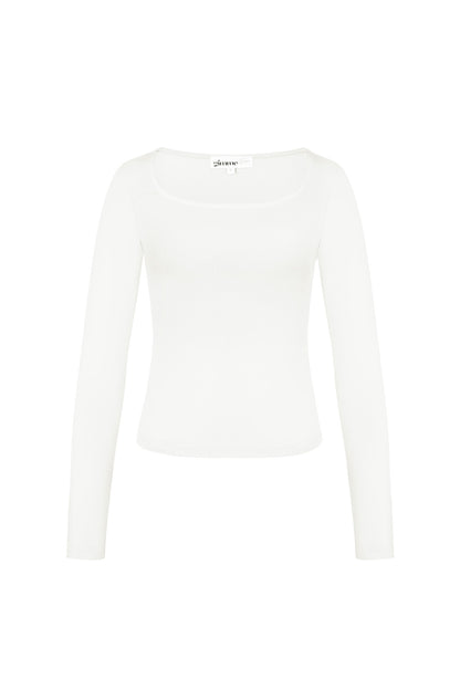 Everyday fit longsleeve lage hals