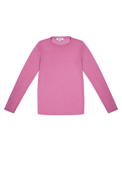 Doorschijnend shirt love glow