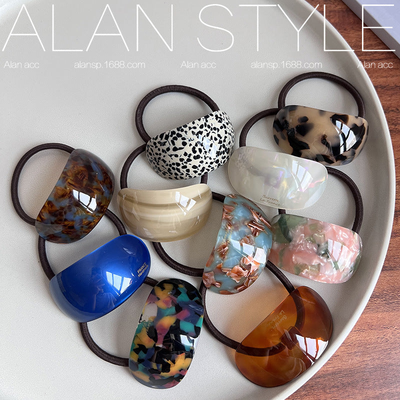 Ovale acetaat haarband